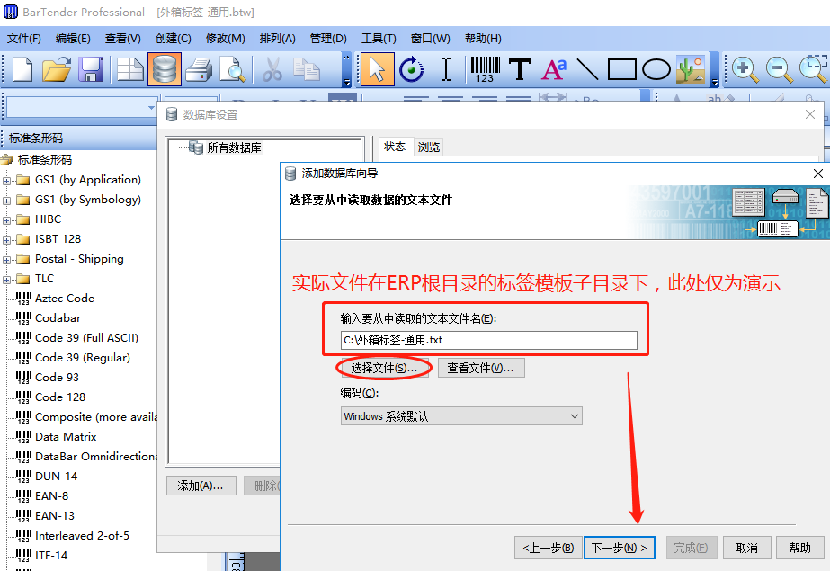 ERP系统调用BarTender打印标签插图3